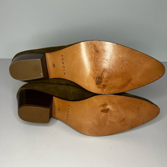 AMELYA LEATHER ANKLE BOOTS WITH ELASTIC - Picture 5 of 5